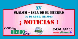 XV Slalom - Isla de El Hierro 2002
