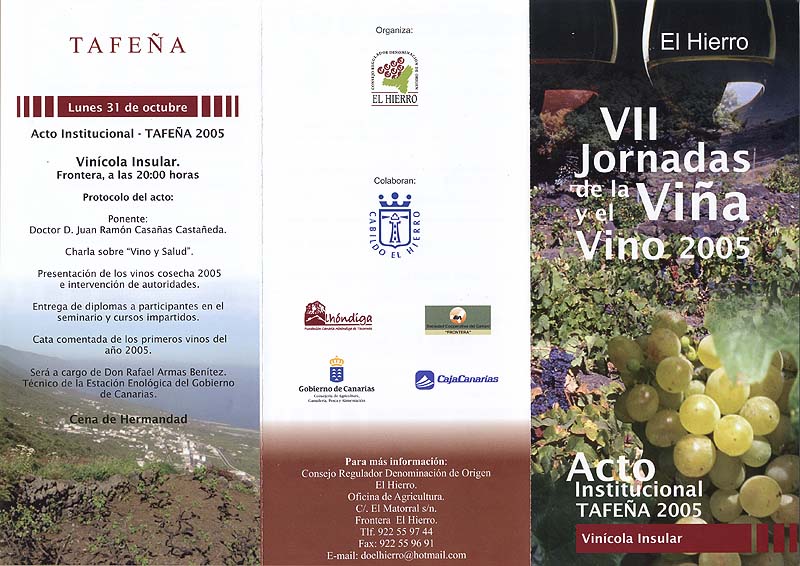 VII Jornadas de la Viña y el Vino 2005