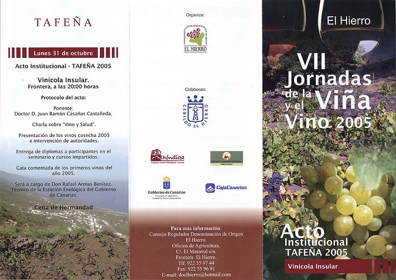 VII Jornadas de la Via y el vino 2005