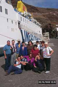 Antes de visitar la Isla de Tenerife saliendo del Puerto de la Estaca.