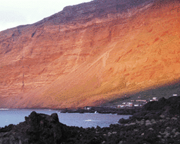 Acantilado de Punta Grande - Steilwand hinter Punta Grande
